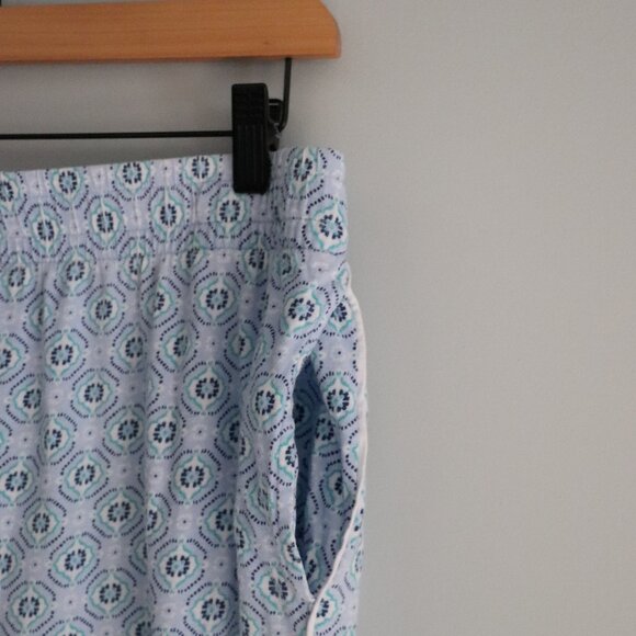 Jane & Bleecker Womens Sz M Blue 2-Piece Cotton Matching Sleepwear Pajama Set - Picture 13 of 16